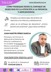 Hablamos sobre derechos de la infancia con Juan Martín Pérez (México)