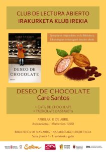 Club de Lectura con cata de Chocolate de Comercio Justo